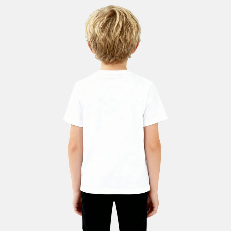 T-Shirt Manches Courtes Ellesse Garcon - Blanc
