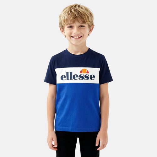 T-Shirt Manches Courtes Ellesse Garcon - Bleu