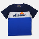 T-Shirt Manches Courtes Ellesse Garcon - Bleu