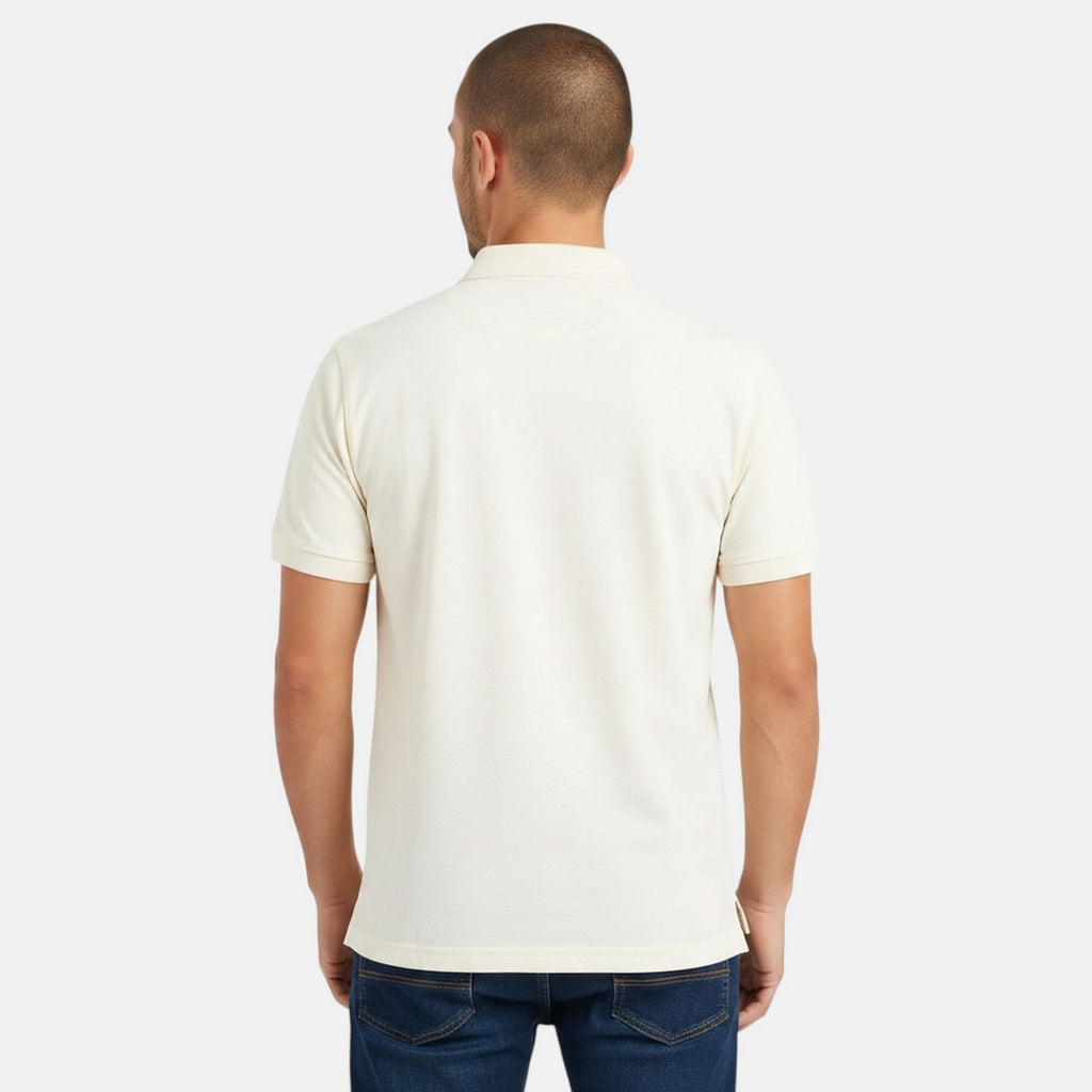 Polo Manches Courtes Ellesse Homme - Ecru