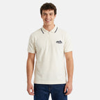 Polo Manches Courtes Ellesse Homme - Ecru