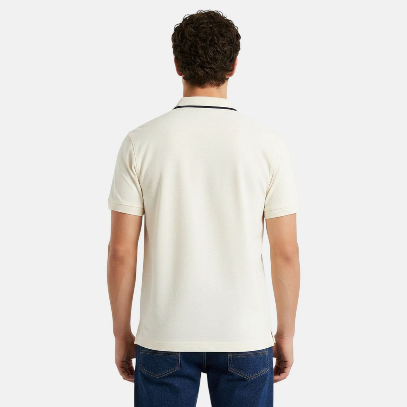 Polo Manches Courtes Ellesse Homme - Ecru