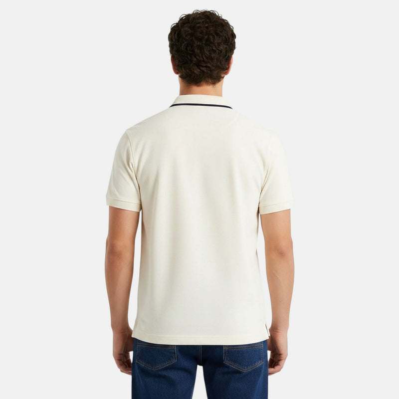 Polo Manches Courtes Ellesse Homme - Ecru