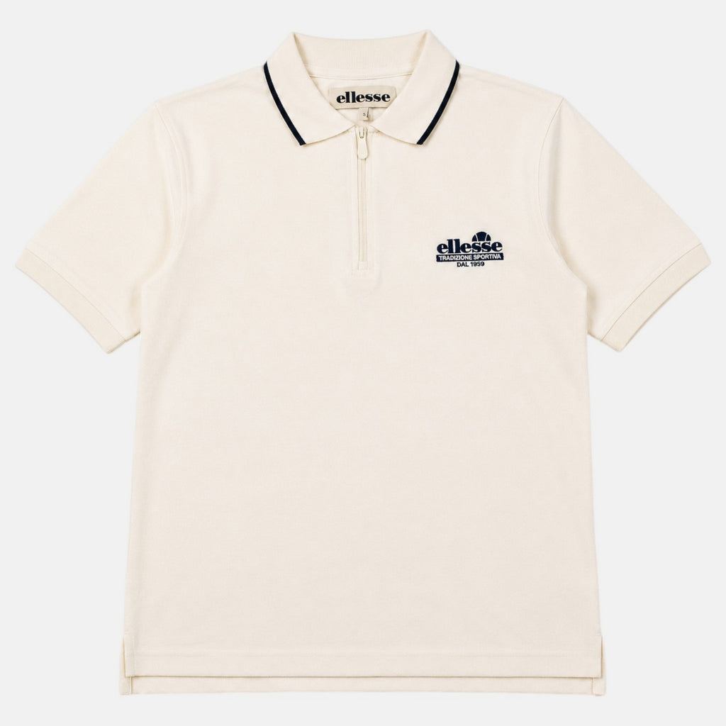 Polo Manches Courtes Ellesse Homme - Ecru