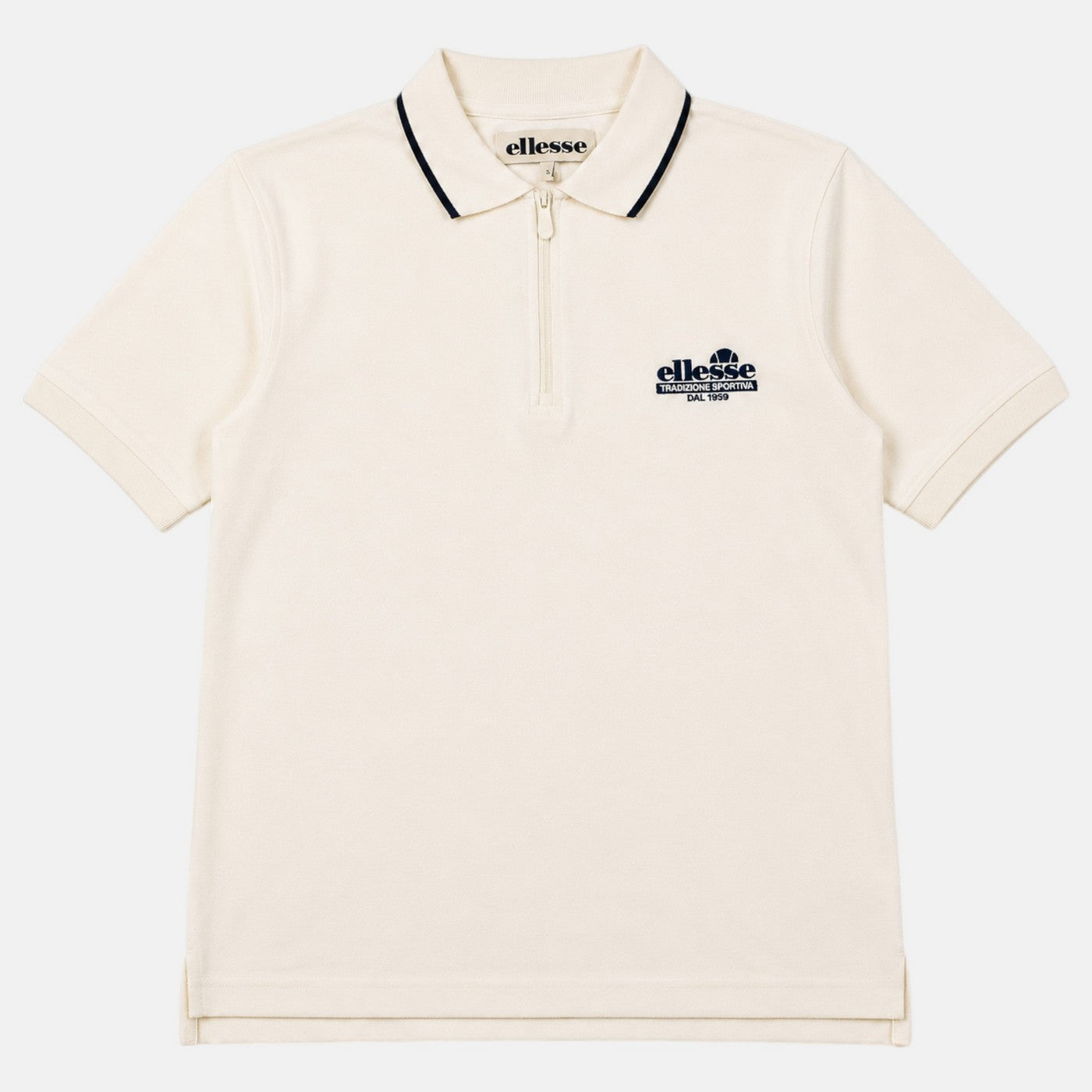 Polo Manches Courtes Ellesse Homme - Ecru