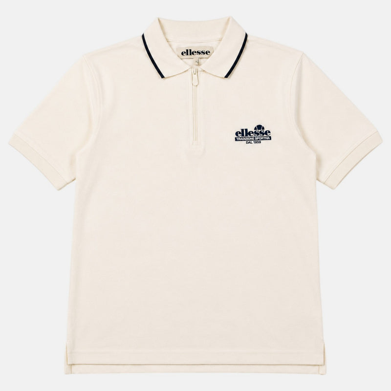 Polo Manches Courtes Ellesse Homme - Ecru