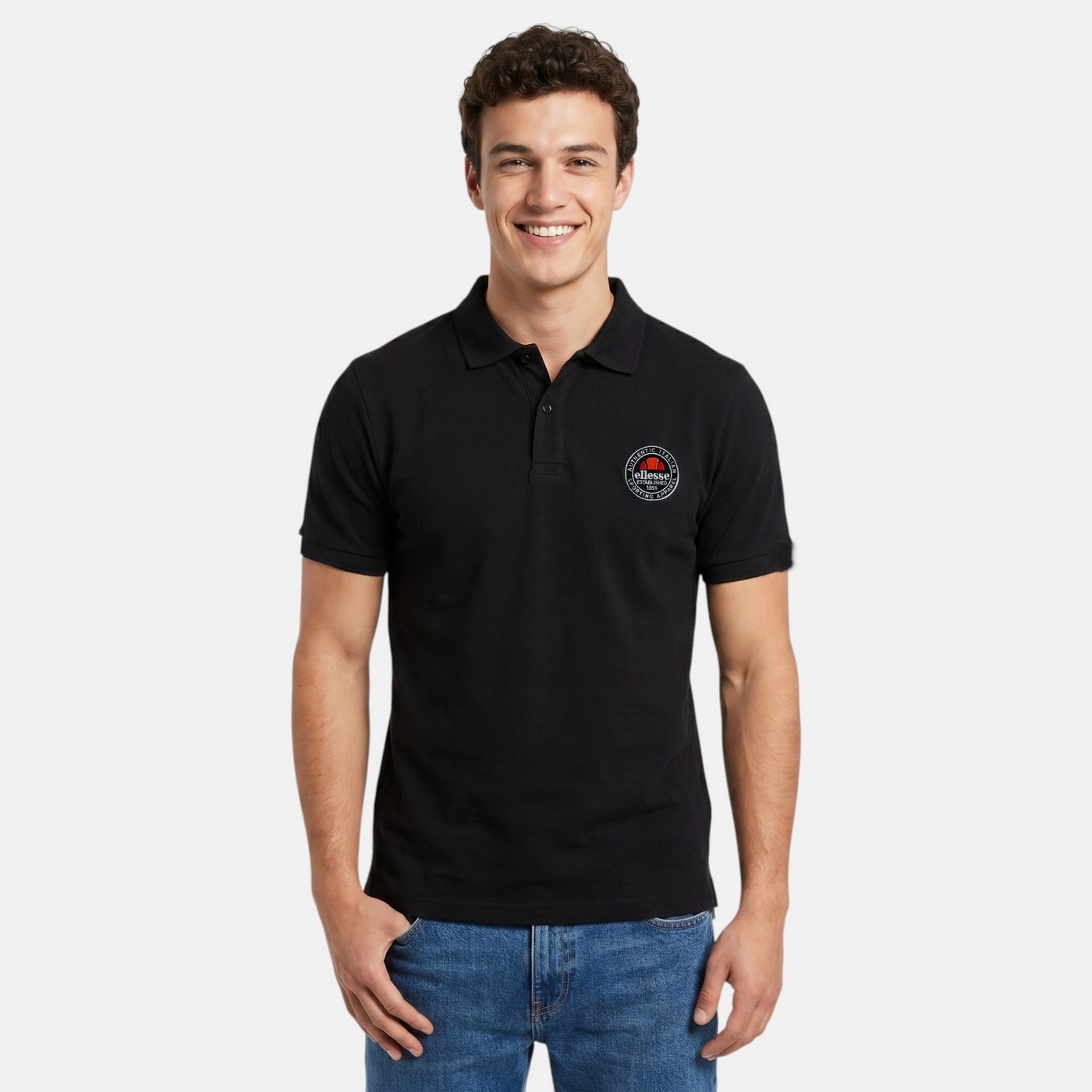 Polo Manches Courtes Ellesse Homme - Noir