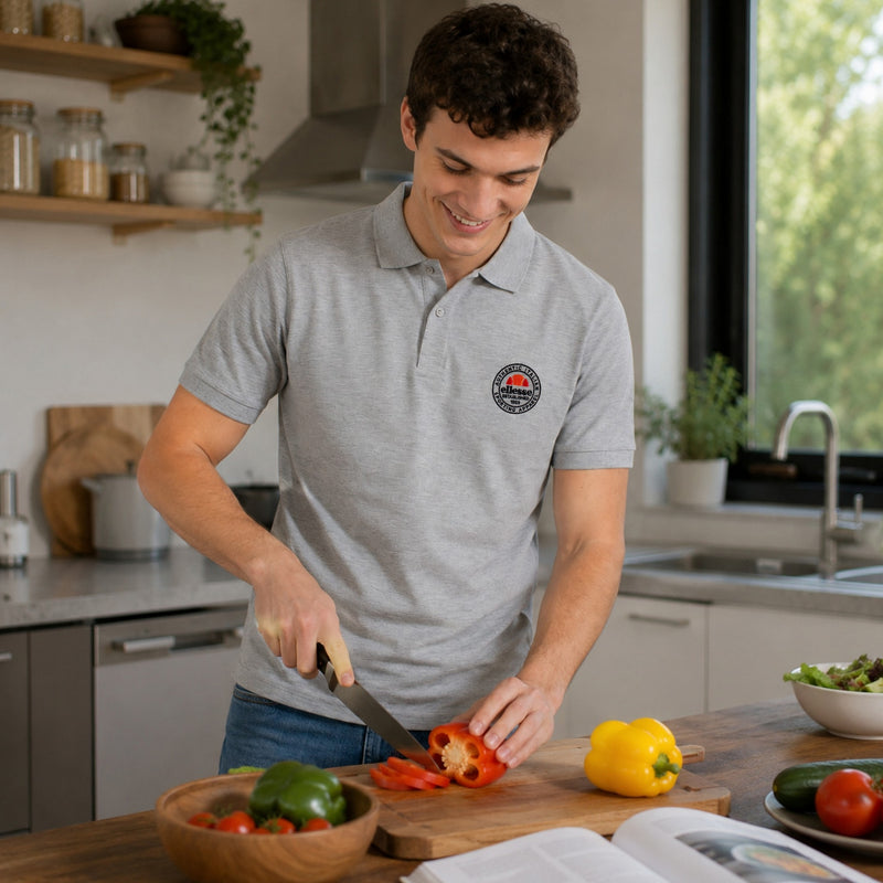 Polo Manches Courtes Ellesse Homme - Gris