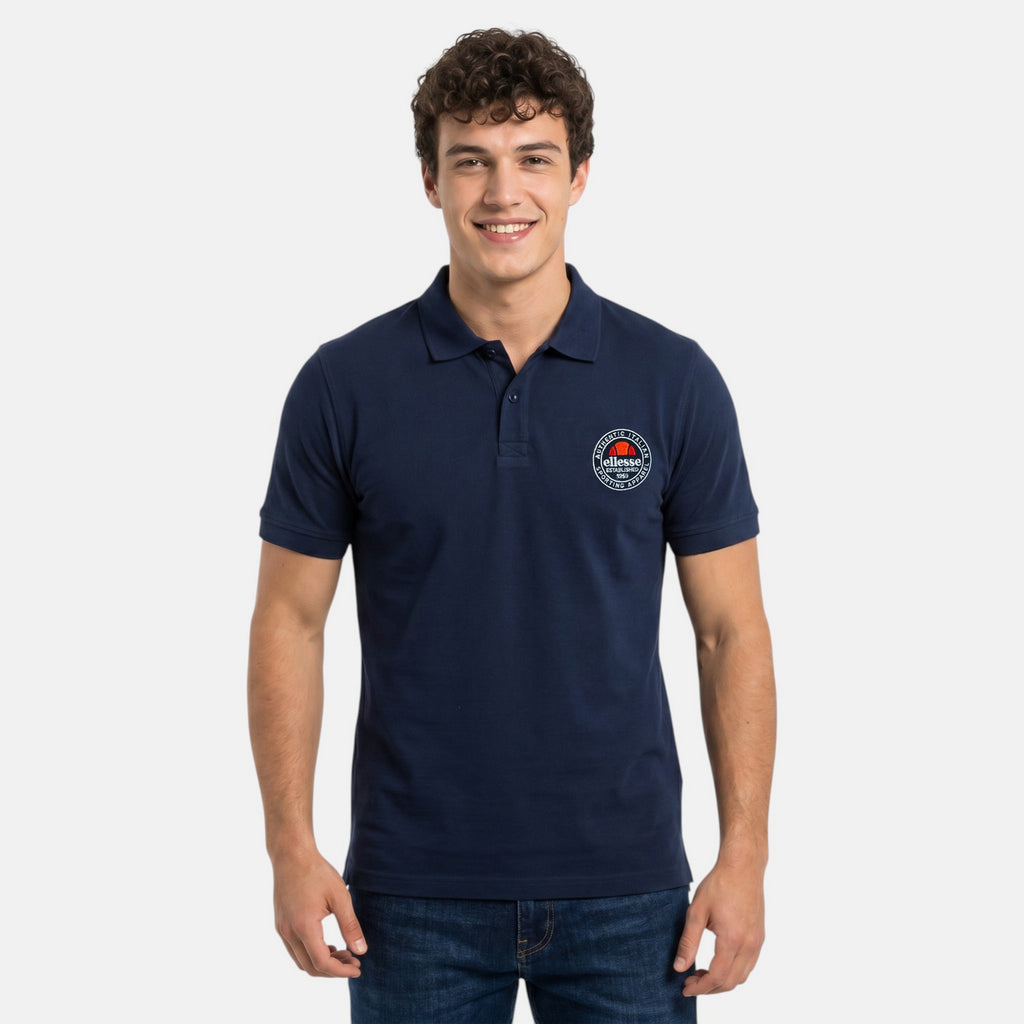 Polo Manches Courtes Ellesse Homme - Marine