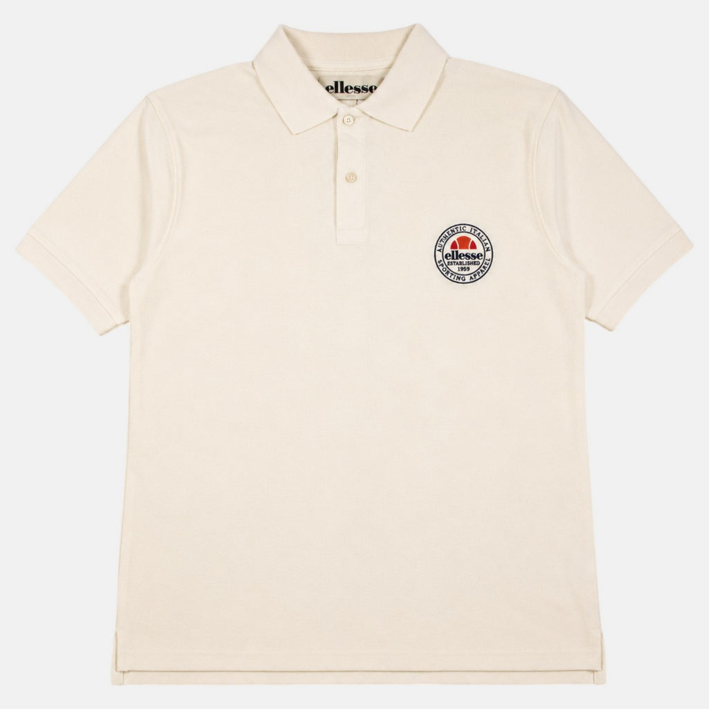Polo Manches Courtes Ellesse Homme - Ecru