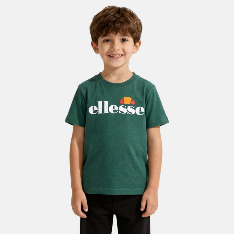T-Shirt Manches Courtes Ellesse Garcon - Vert