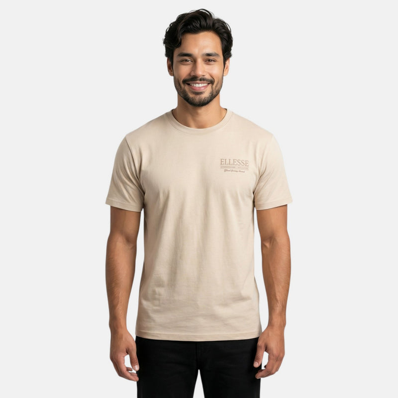 T-Shirt Manches Courtes Ellesse Homme - Beige