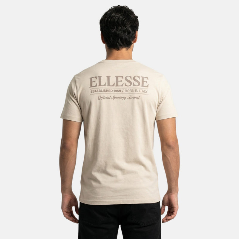 T-Shirt Manches Courtes Ellesse Homme - Beige