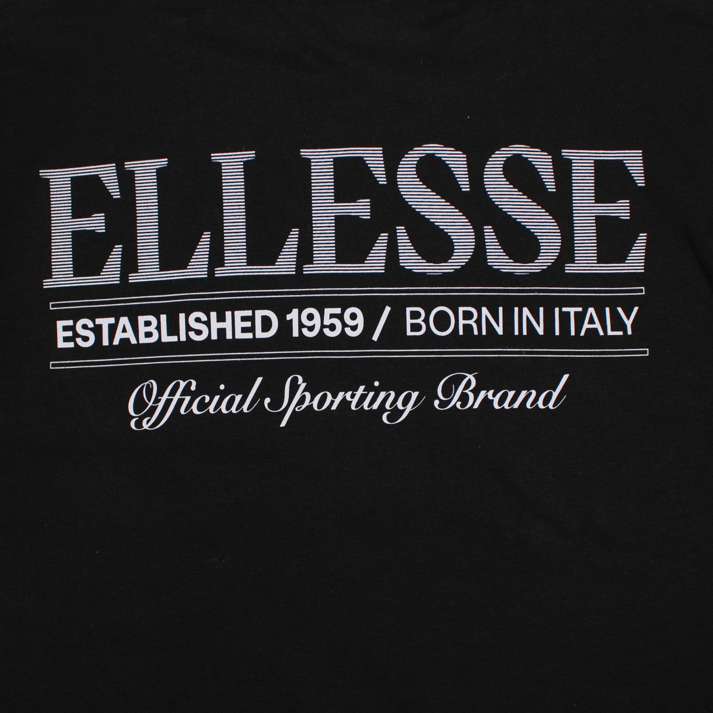 T-Shirt Manches Courtes Ellesse Homme - Noir