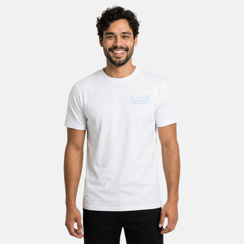 T-Shirt Manches Courtes Ellesse Homme - Blanc