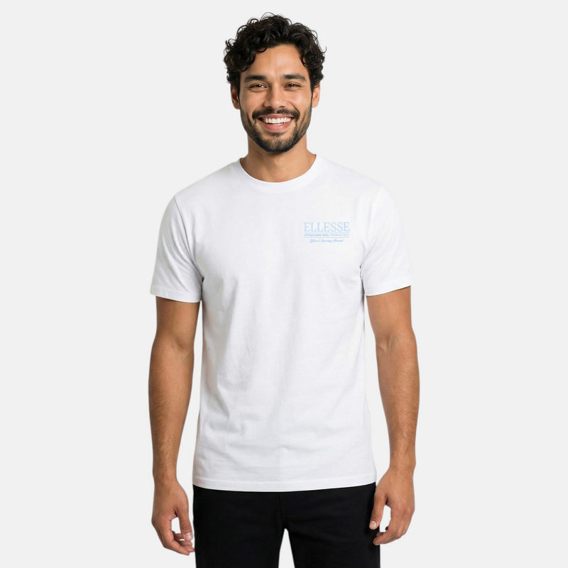 T-Shirt Manches Courtes Ellesse Homme - Blanc