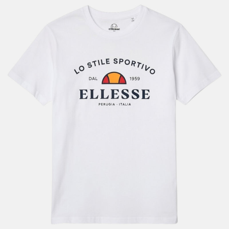 T-Shirt Manches Courtes Ellesse Homme - Blanc
