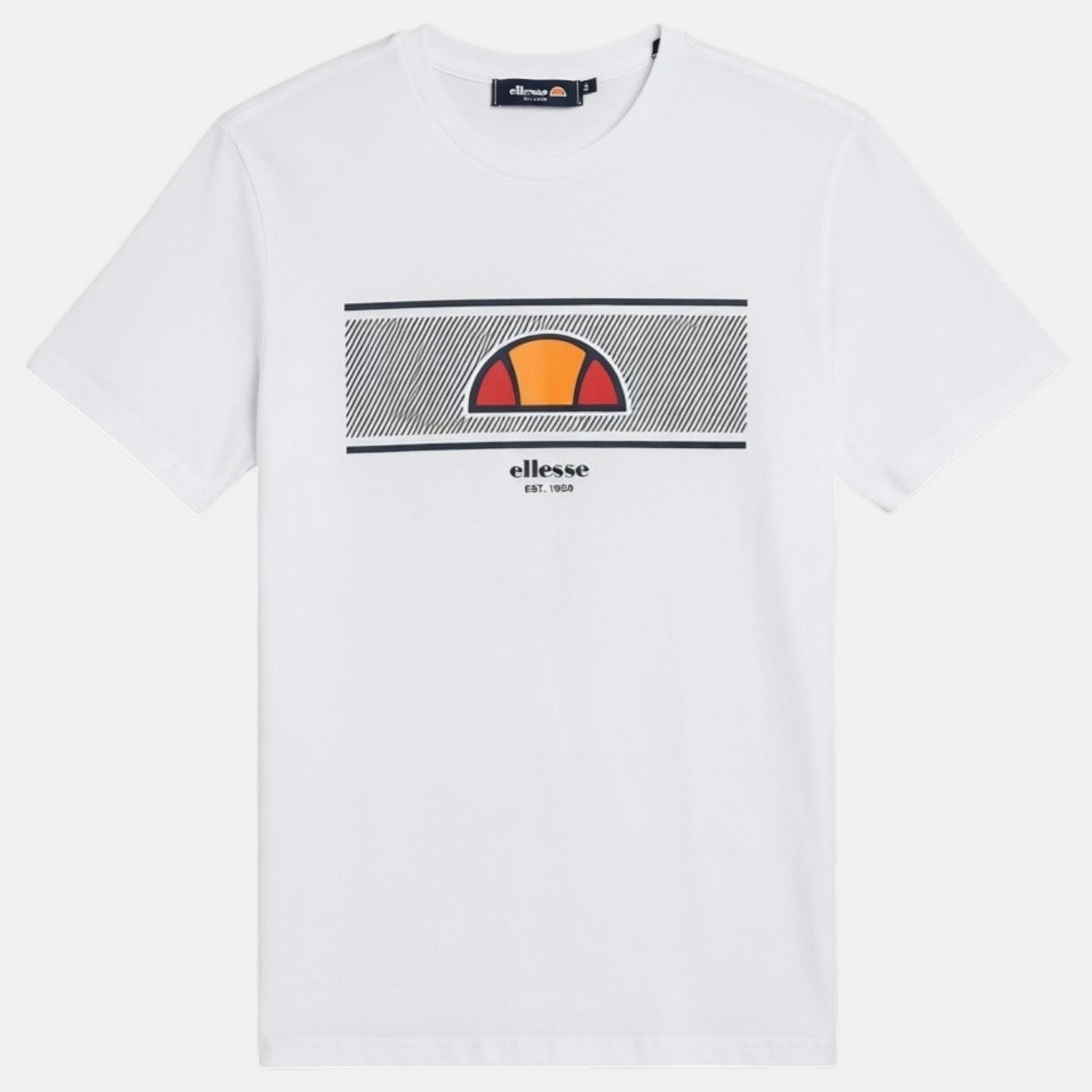 T-Shirt Manches Courtes Ellesse Homme - Blanc
