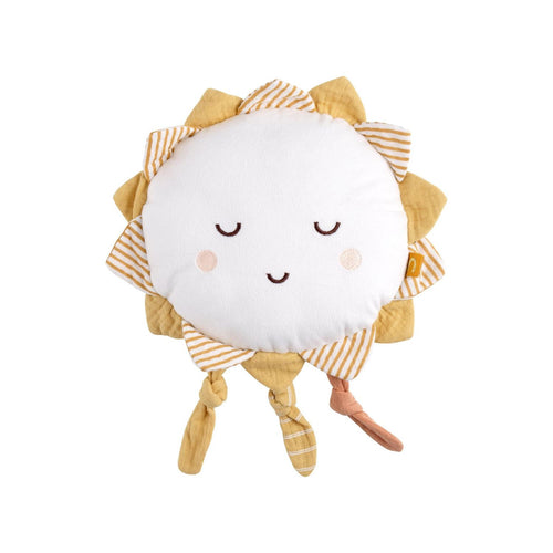 Doudou Soleil En Velours Blanc