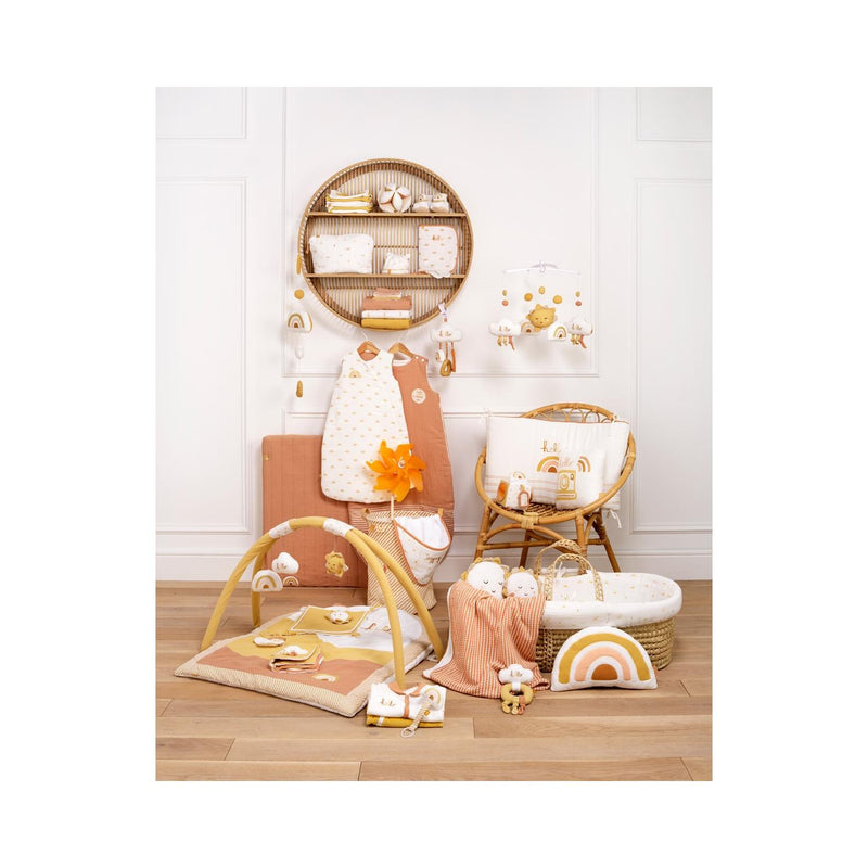 Doudou Soleil En Velours Blanc