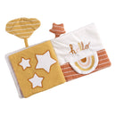 Livre D'Éveil En Velours Moutarde