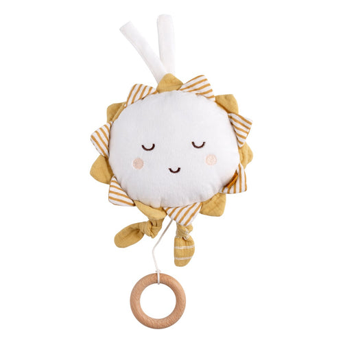 Peluche Musicale En Coton Blanc
