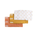 Protections De Barreaux De Lit 38X21 Cm En Coton Moutarde