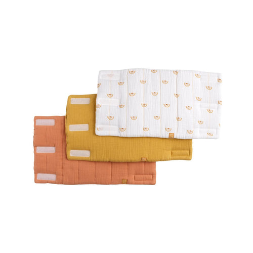 Protections De Barreaux De Lit 38X21 Cm En Coton Moutarde
