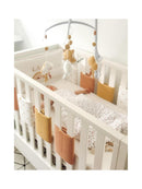 Protections De Barreaux De Lit 38X21 Cm En Coton Moutarde