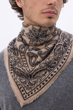 Petit Bandana Ski - Beige Creme - Homme