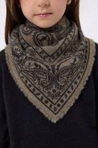 Small Ski Bandana - Mottled Khaki - Kids