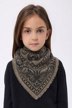 Small Ski Bandana - Mottled Khaki - Kids
