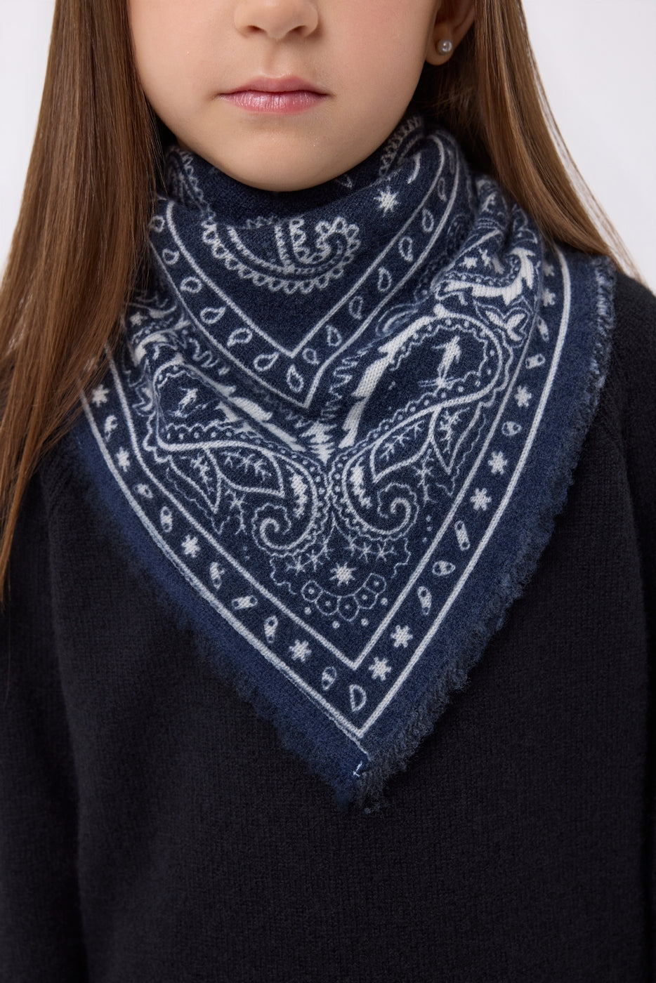 Bandana Ski pequeño - Azul marino - Niño