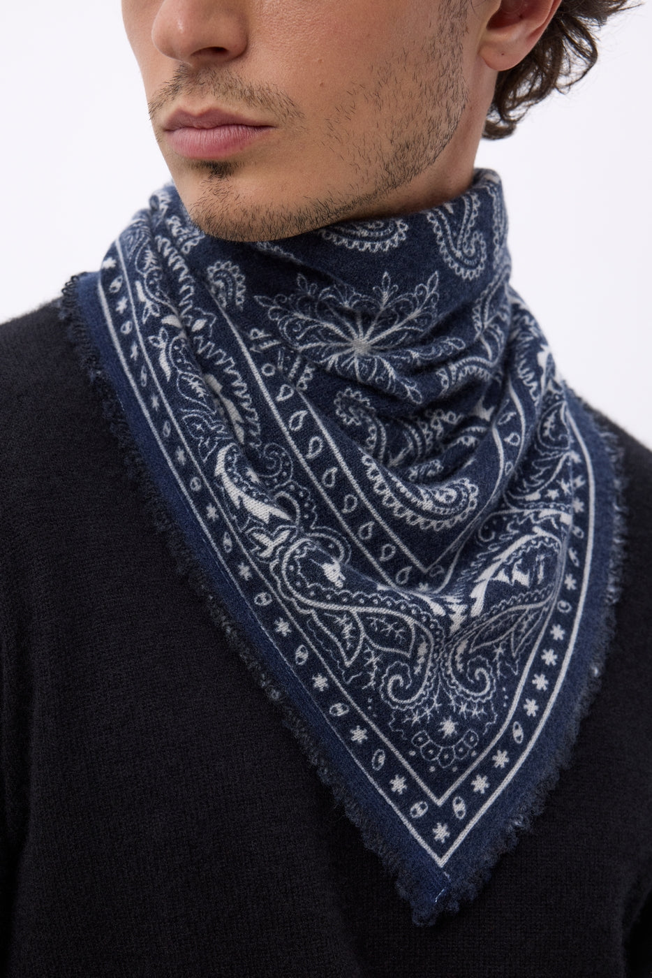 Bandana pequeño Ski - Azul marino - Hombre