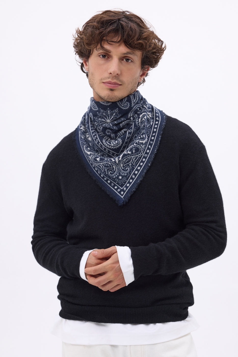 Bandana pequeño Ski - Azul marino - Hombre