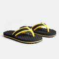 Children's Flip-Flops - Black/Yellow - Men