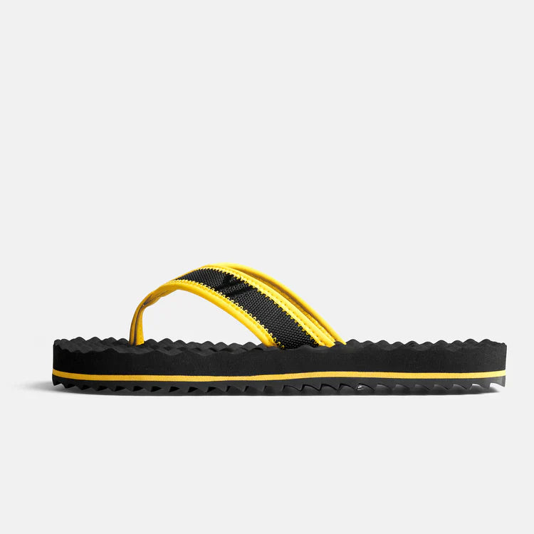 Children's Flip-Flops - Black/Yellow - Men