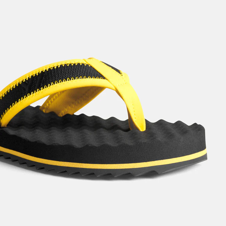 Children's Flip-Flops - Black/Yellow - Men