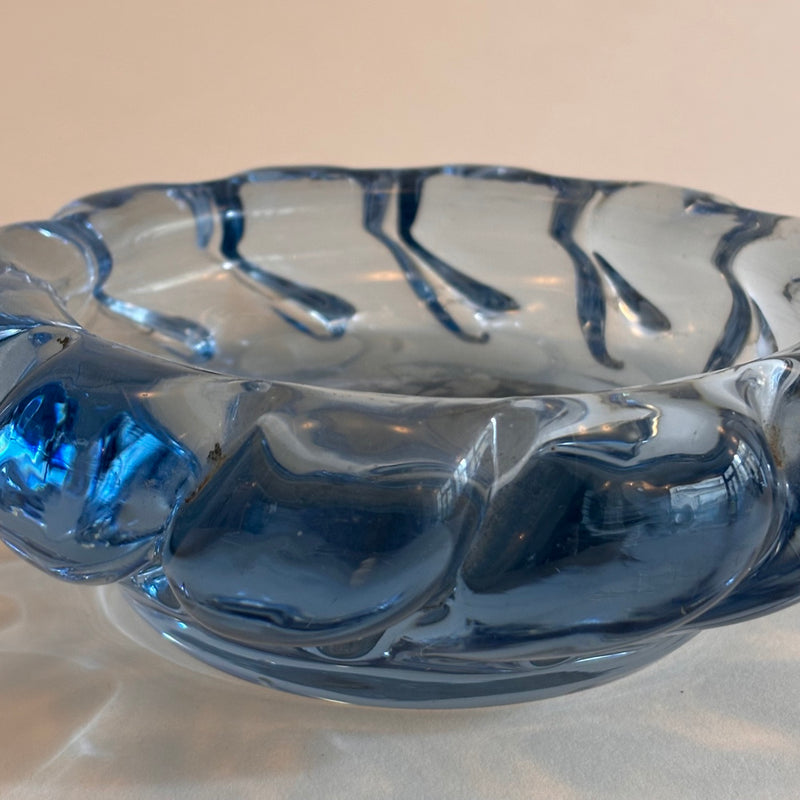 Vide Poche En Verre Epais Vintage