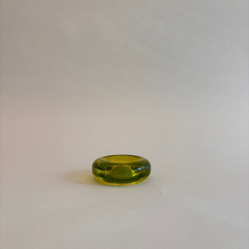 Baratija de donut de vidrio