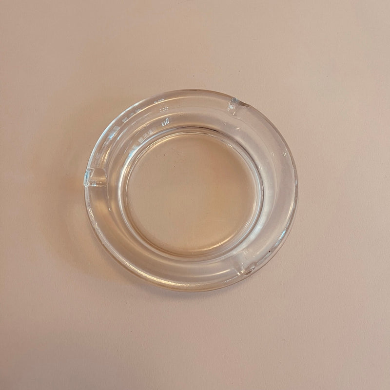Cendrier En Verre Rond