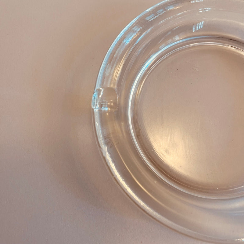 Cendrier En Verre Rond