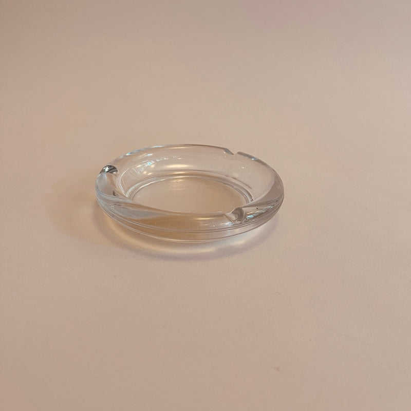 Cendrier En Verre Rond