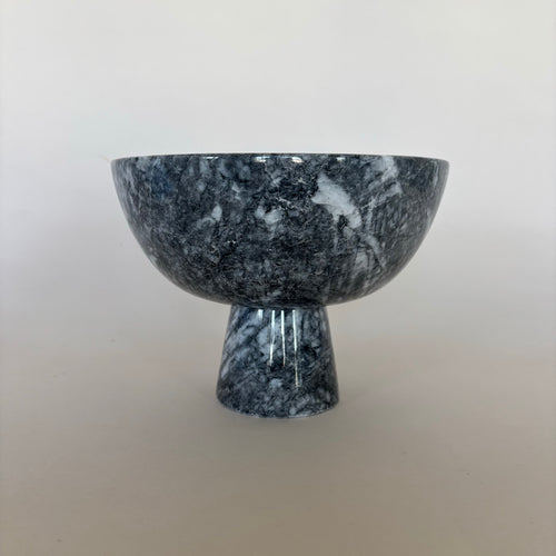 Plato de pedestal de mármol