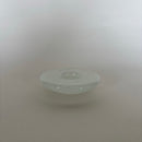 Bougeoir En Verre Blanc