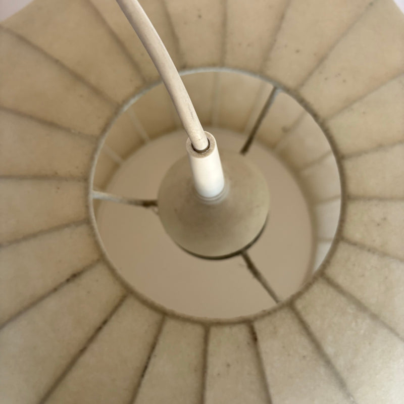 Castiglioni Style Cocoon Pendant Lamp, Italy, Circa 1960