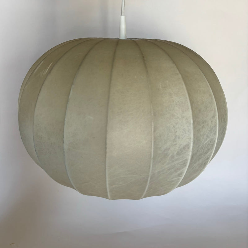 Castiglioni Style Cocoon Pendant Lamp, Italy, Circa 1960
