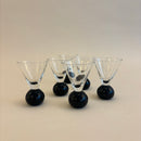 Juego de 6 vasos de chupito vintage