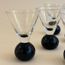 Juego de 6 vasos de chupito vintage