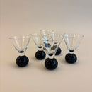 Juego de 6 vasos de chupito vintage